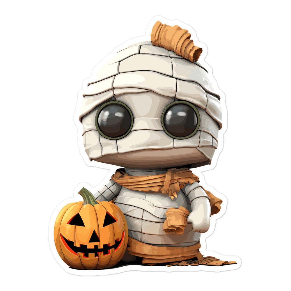 Halloween Mummy (1) Sticker