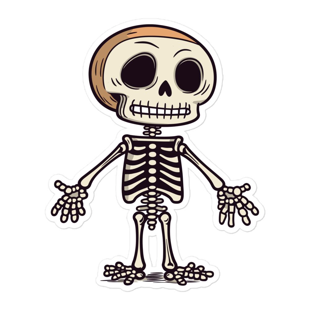 Halloween Skeleton (1) Sticker