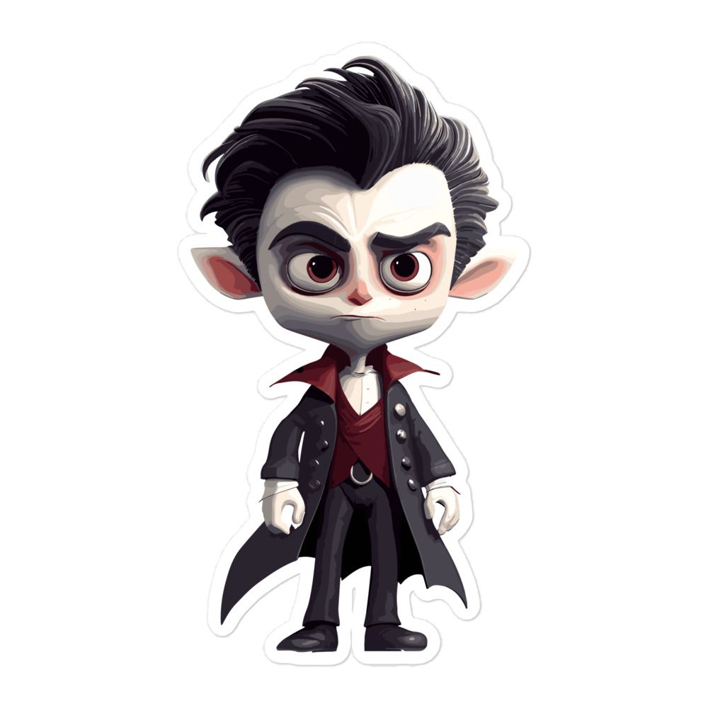 Halloween Vampire Boy (1) Sticker