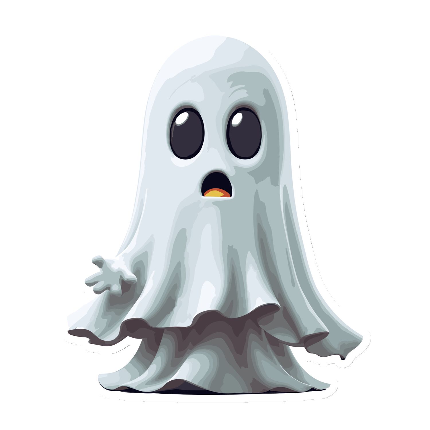 Halloween White Ghost (1) Magnet