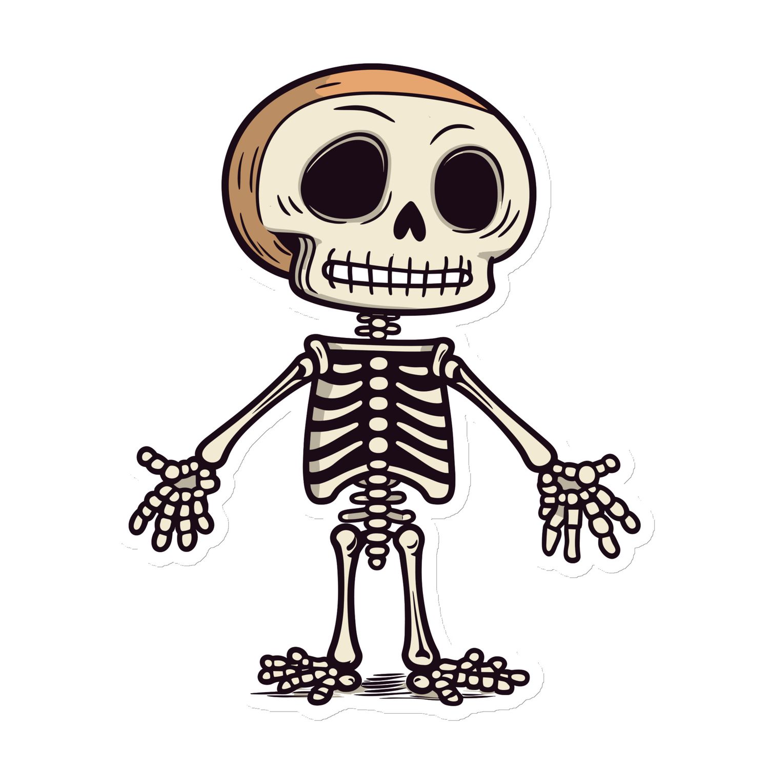 Halloween Skeleton (1) Magnet
