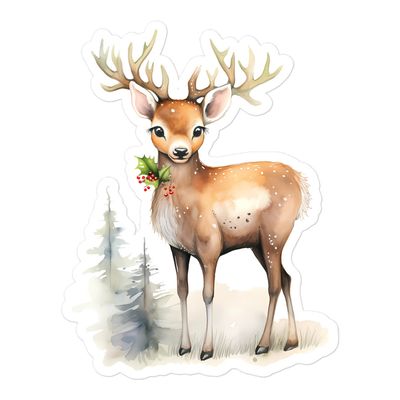 Christmas Reindeer (1) Sticker