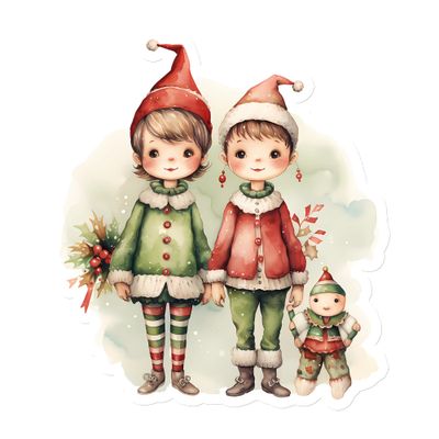 Christmas Elves (3) Magnet