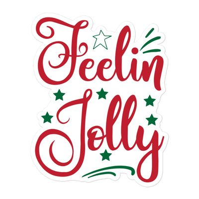 Christmas Feelin&#39; Jolly Sticker