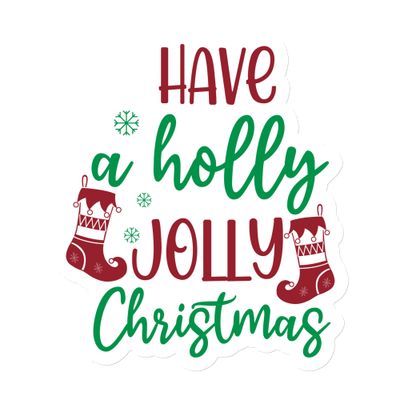 Holly Jolly Christmas Magnet