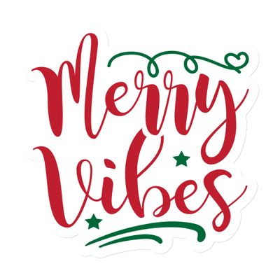 Christmas Merry Vibes Magnet