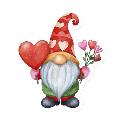 Valentine Gnome Magnet