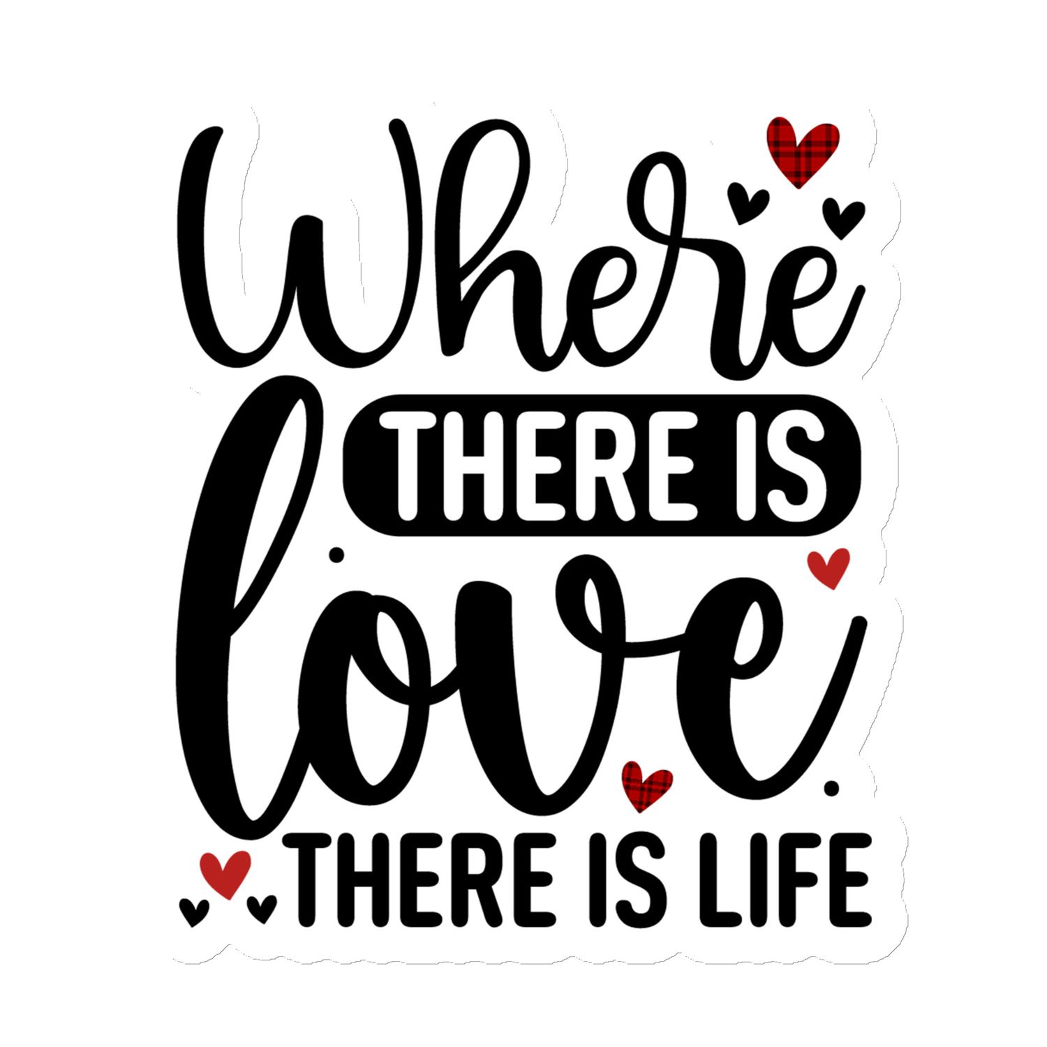 Where There Is Love There Is Life Magnet