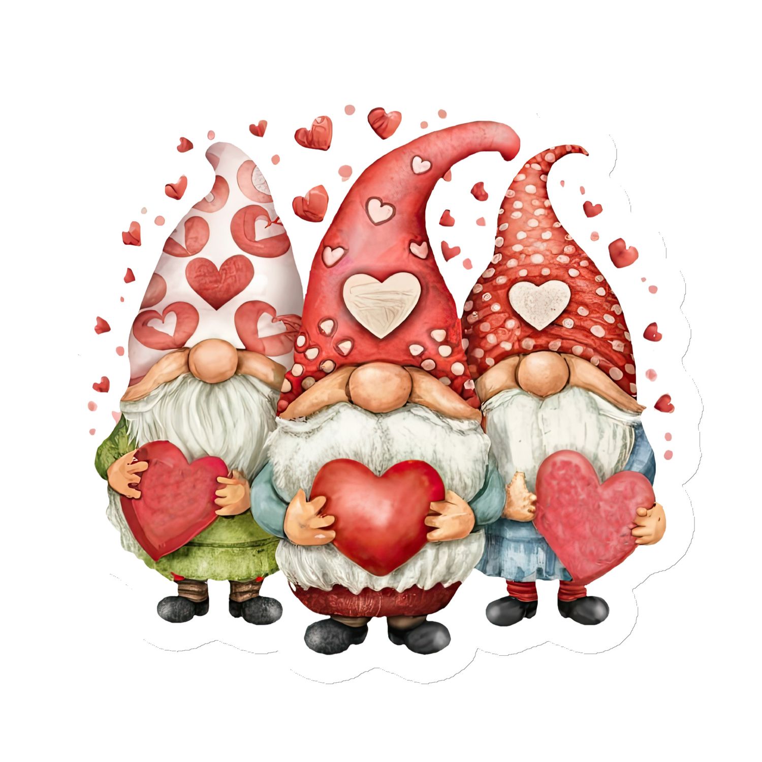 Valentine Love Gnomes Magnet