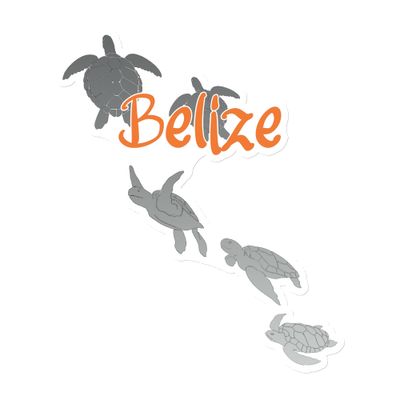 Belize Sea Turtle Magnet, Scuba Diving with Turtles
