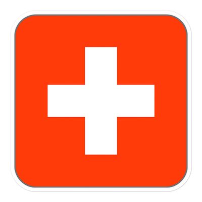 Switzerland Flag Sticker