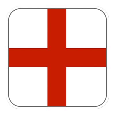 England Flag Sticker