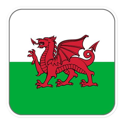Wales Flag Sticker