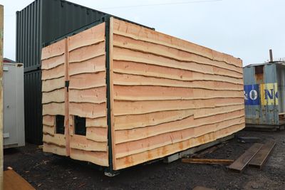 20x8 Larch cladded Bespoke Container Conversion