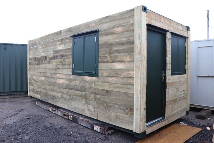 20X8 CLADDED OFFICE AND STORE ROOM