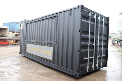 20&#39;X8&#39;  FOOD AND DRINK PUB/BAR CONTAINER CONVERSION