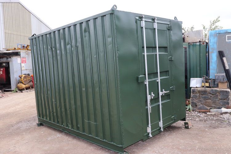 12&#39;x8&#39; Container Conversion with Single Cargo Door
