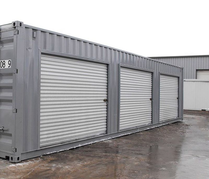 40x8ft Container Side Opening Roller Shutters