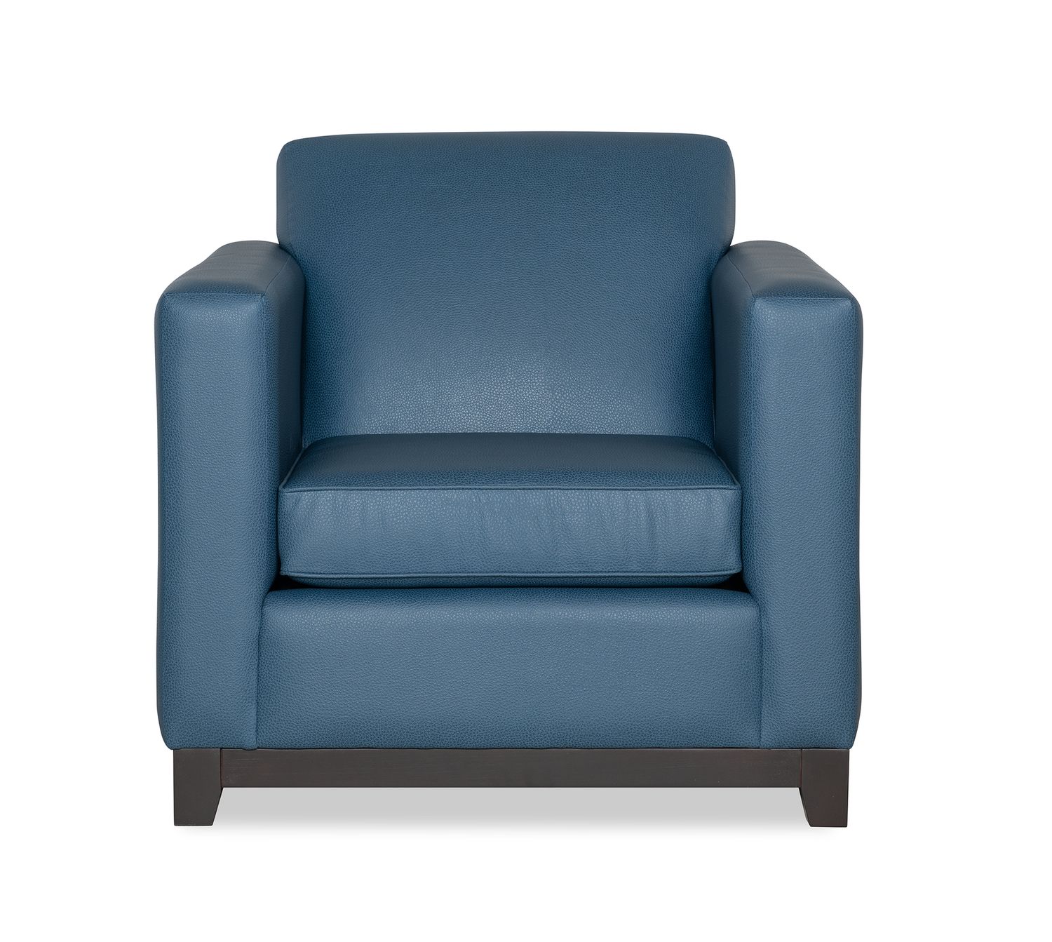 WOOD BASE LOUNGE CHAIR