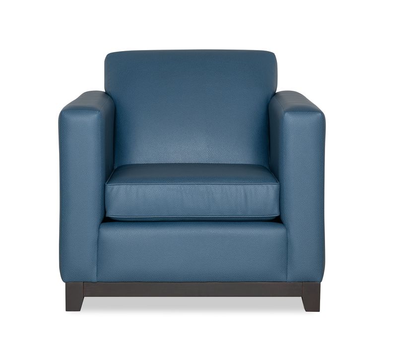 WOOD BASE LOUNGE CHAIR