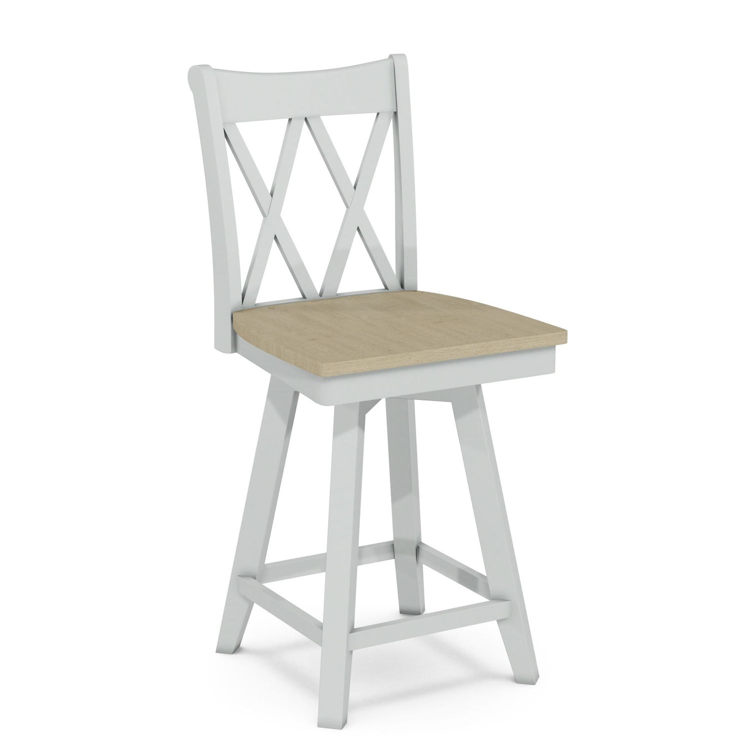 DOUBLE X BACK STOOL