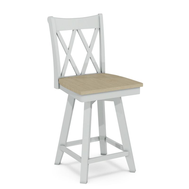 DOUBLE X BACK STOOL