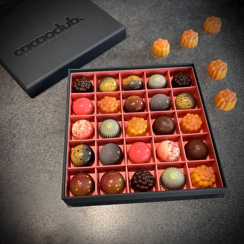 Pralines 25 cacaoclub.