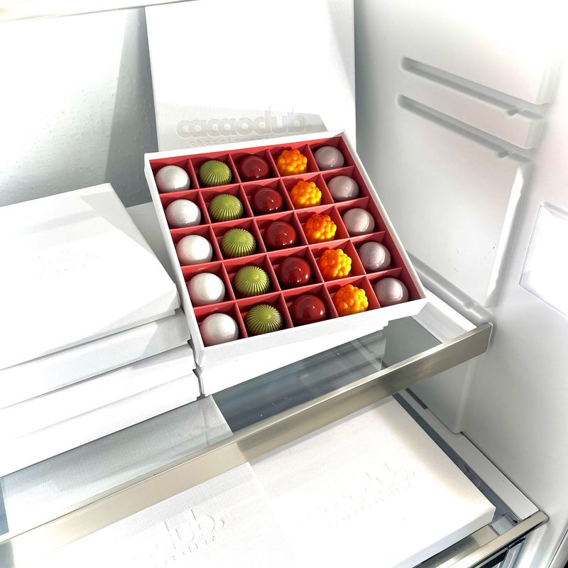 Koelkastpralines cacaoclub.