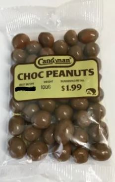 Candyman Choc Peanuts