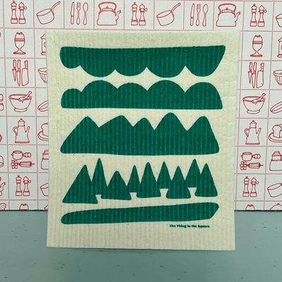Forest Swedish Dishcloth