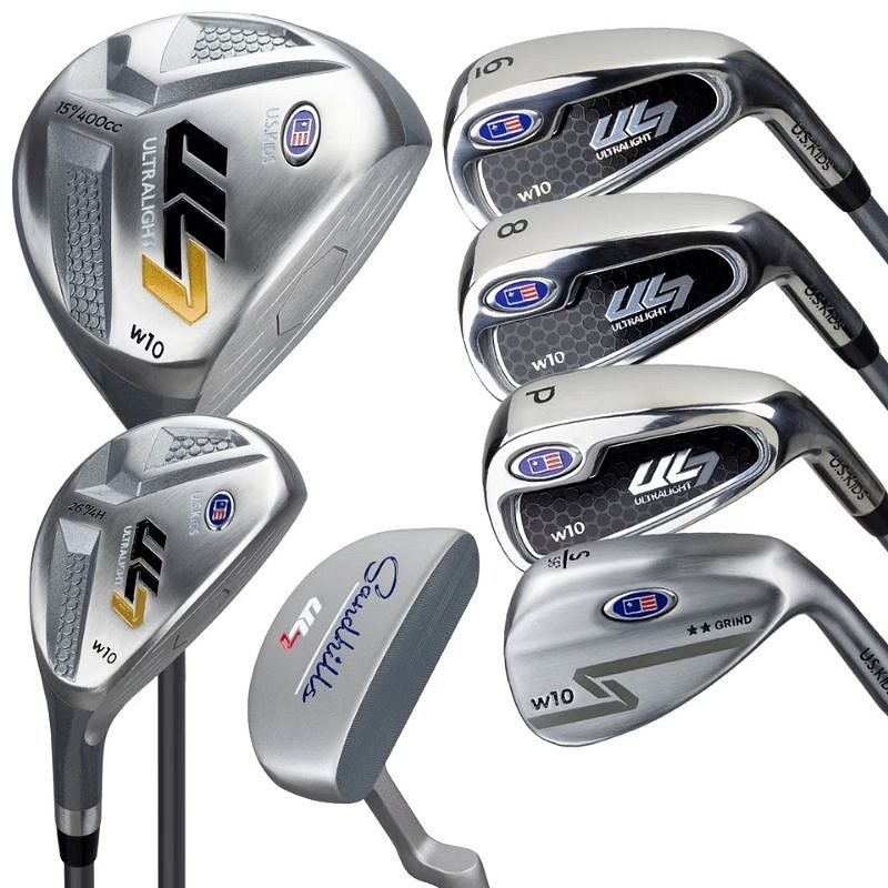 U.S. Kids Golf 2024 Ultralight 63 Komplettset (gold)