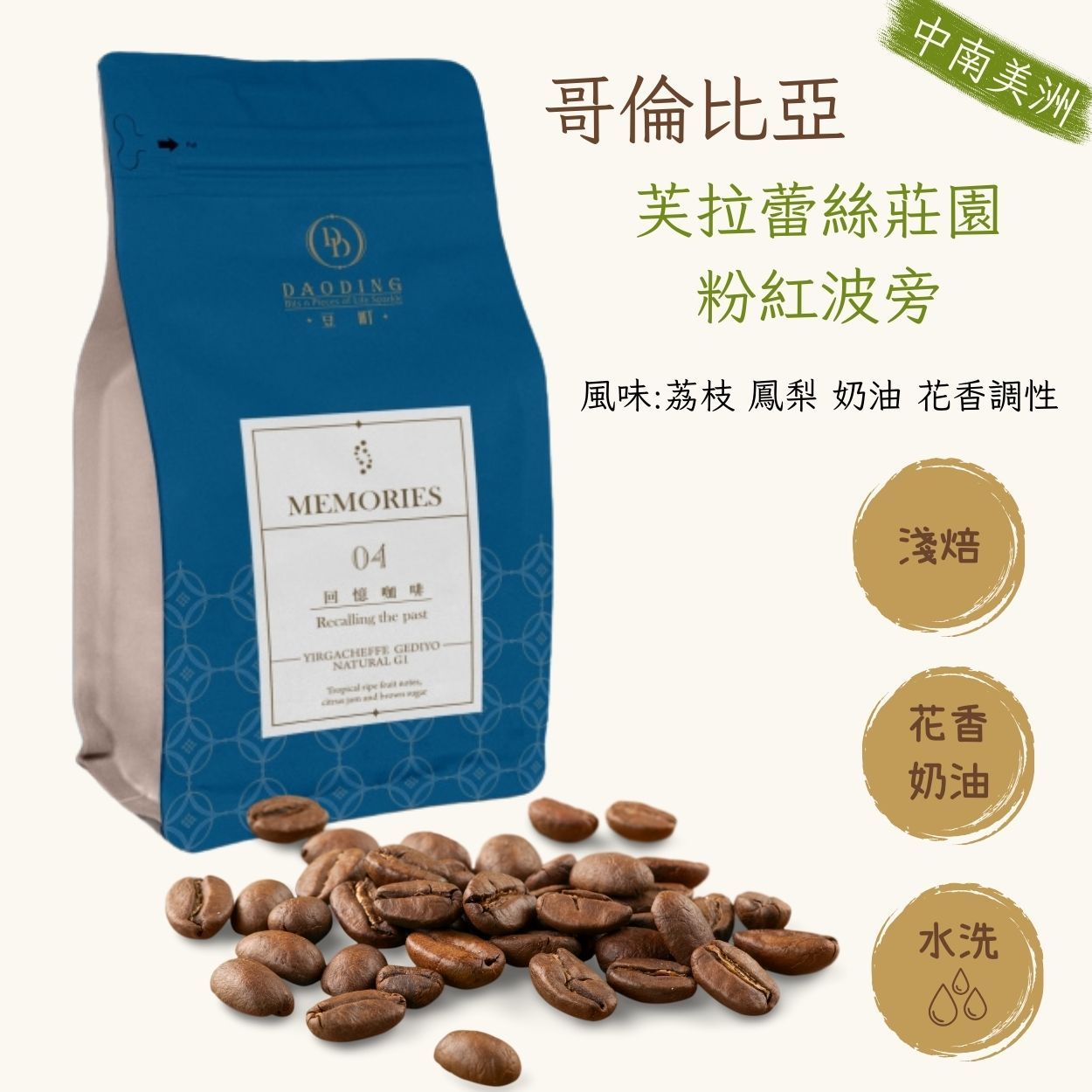 【精選咖啡豆】 哥倫比亞 粉紅波旁