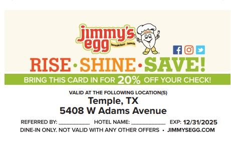 Hotel Guest Discount Cards