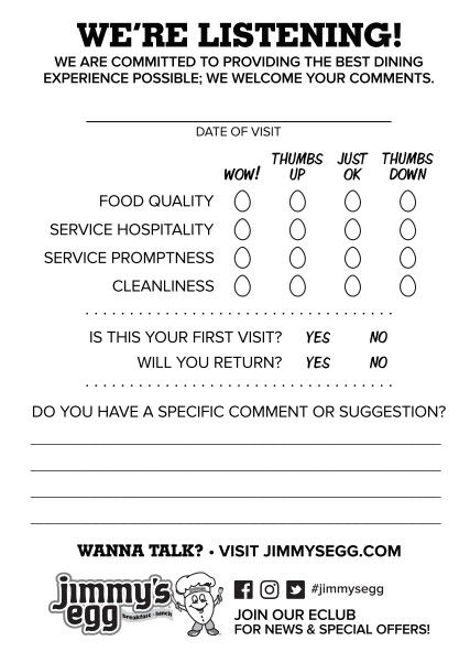 Comment Cards