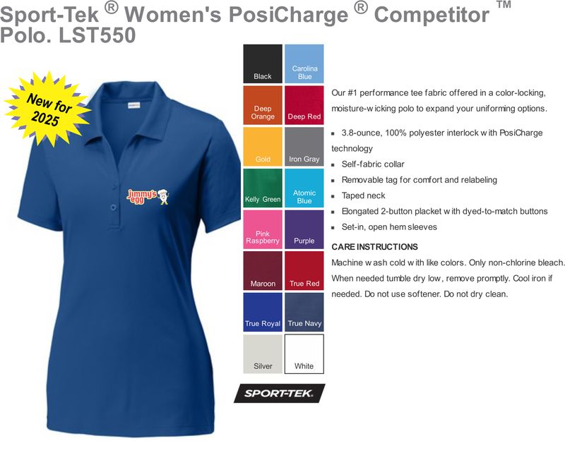 Sport Tek Competitor Polo - Ladies