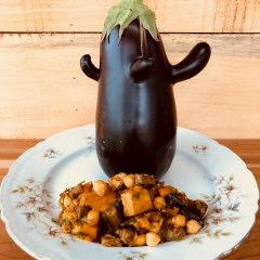 Cari d&#39;aubergine, courge et tofu, Size: 500ml