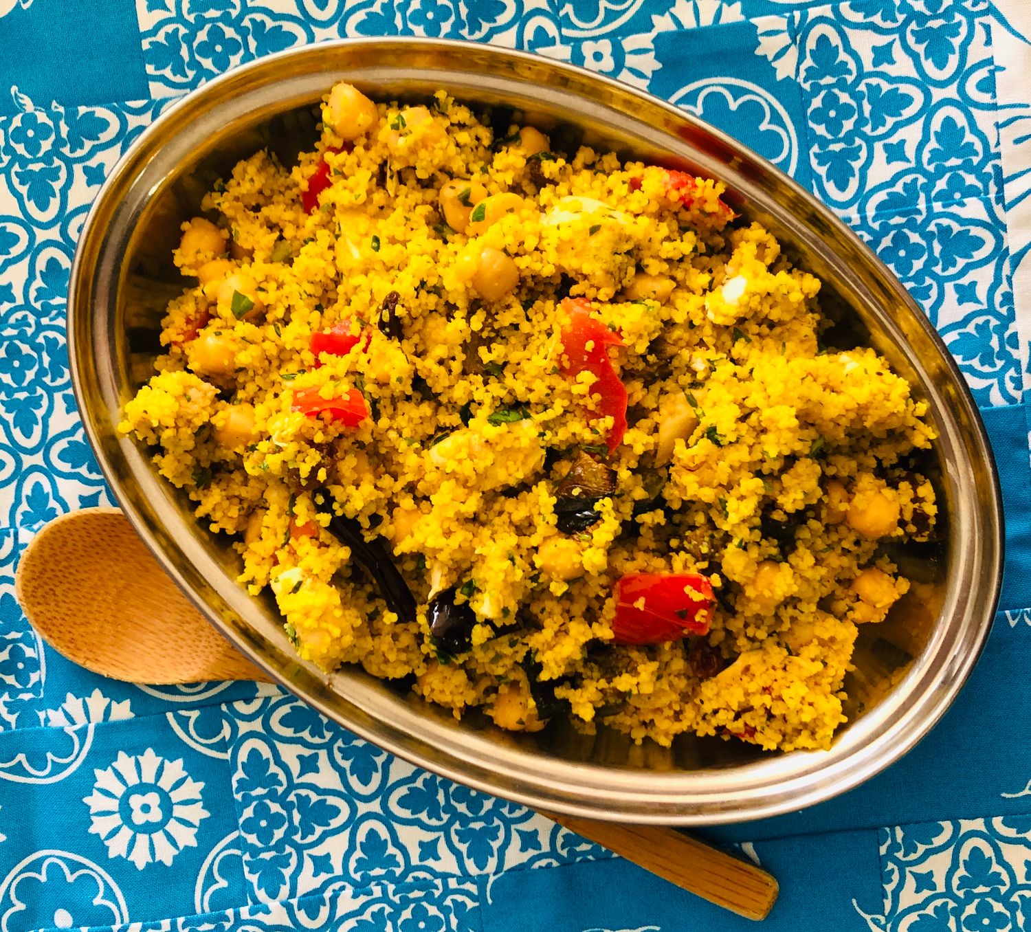 Salade de couscous au poulet tunisien, Size: 500ml