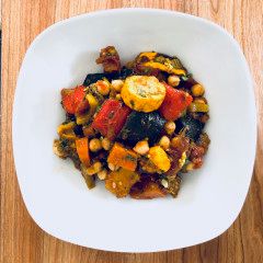 Tajine végétarien aux légumes grillés, Size: Individuel