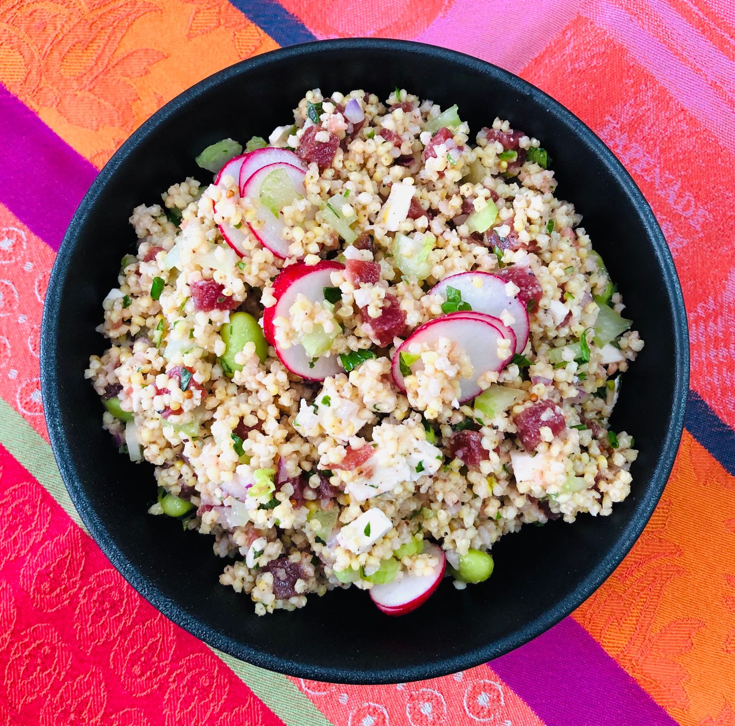 Salade de betterave, millet, feta et menthe, Size: 500ml