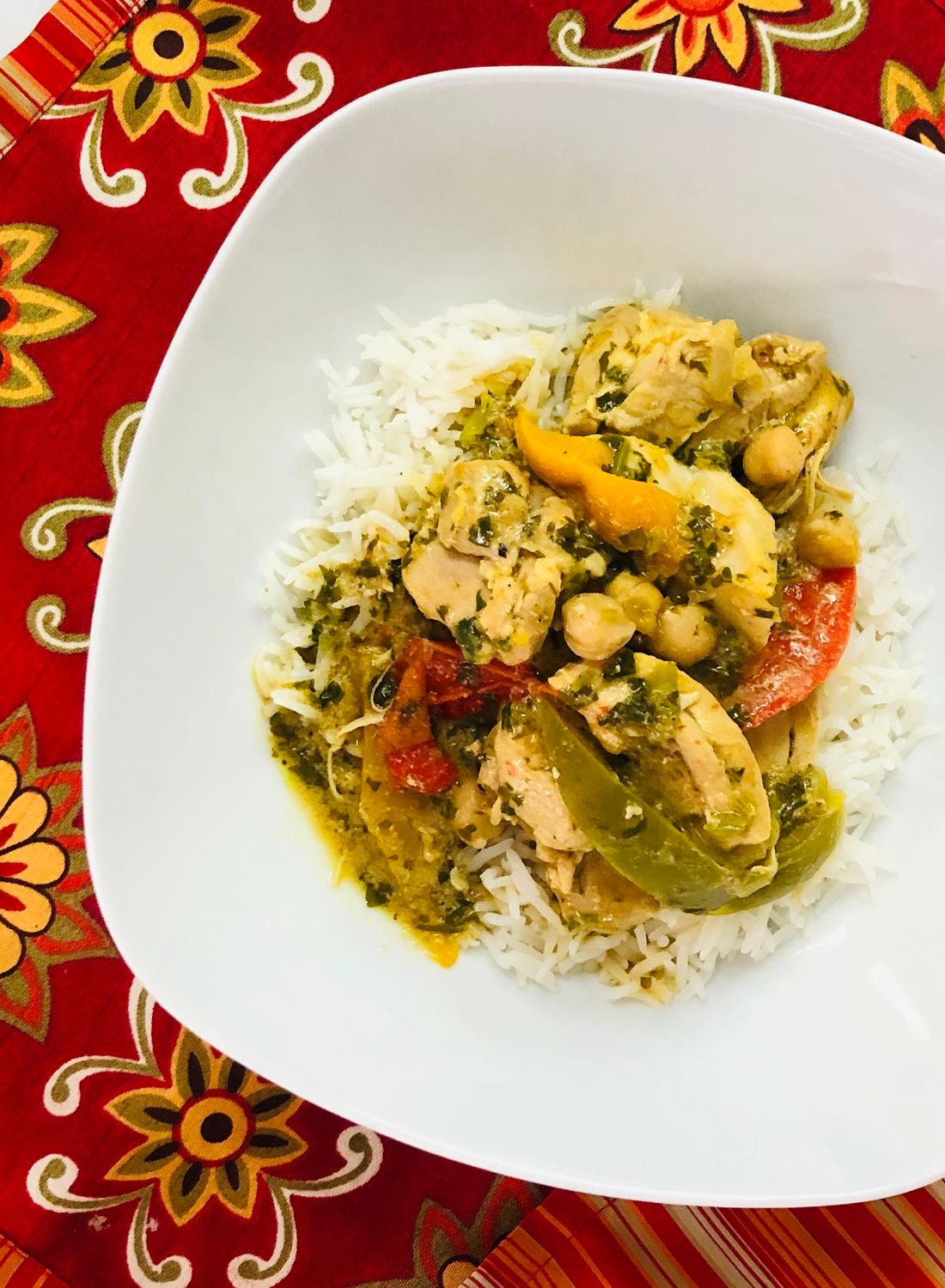 Cari de poulet Madras aux légumes, Size: Individuel