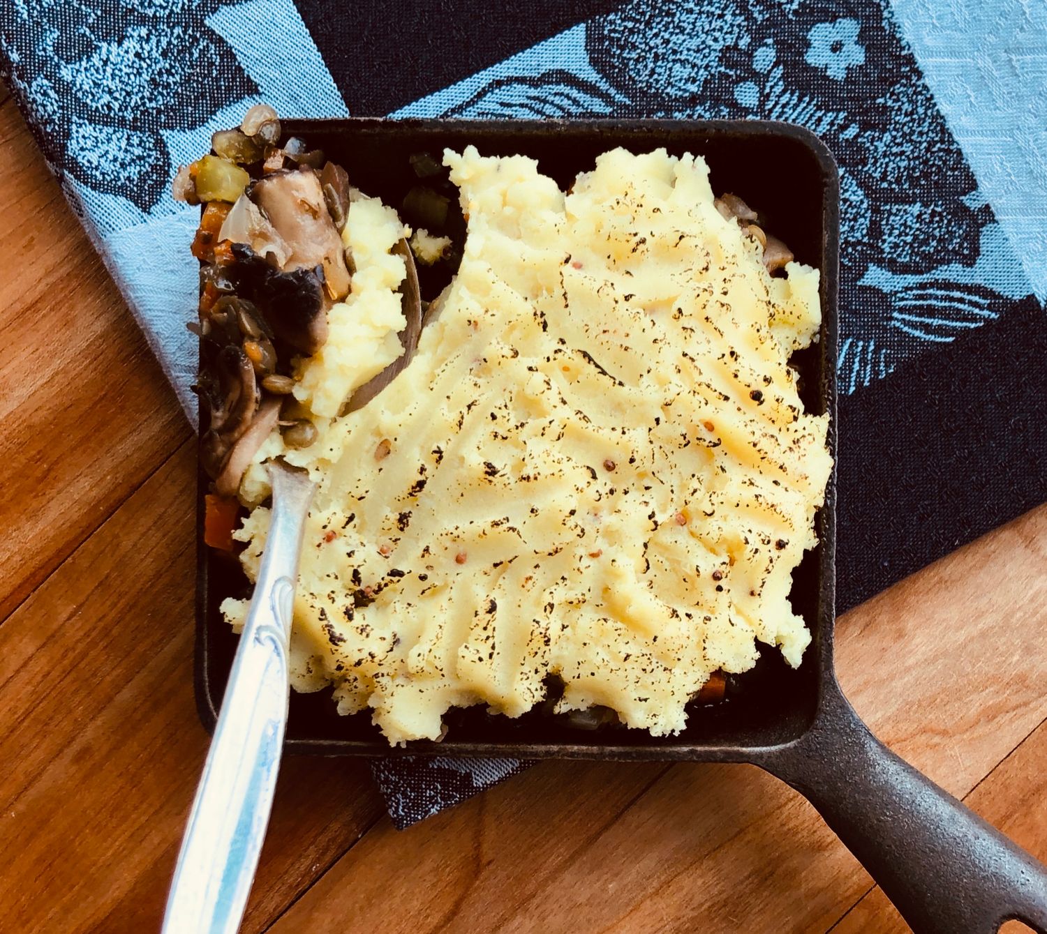Parmentier aux lentilles, Size: Individuel