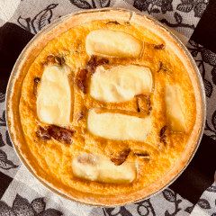 Quiche aux champignons, bacon et Oka, Size: Individuel