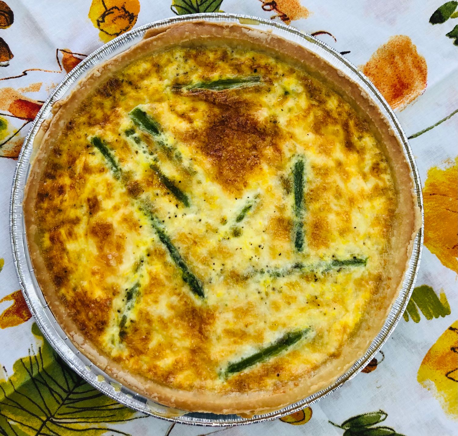 Quiche aux asperges et Gruyère, Size: Individuel