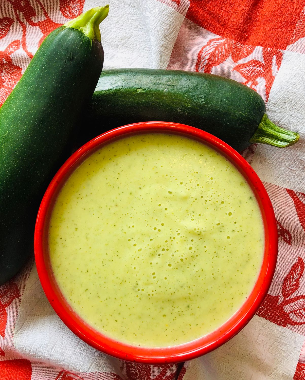 Soupe froide de courgettes aux agrumes, Size: 500ml