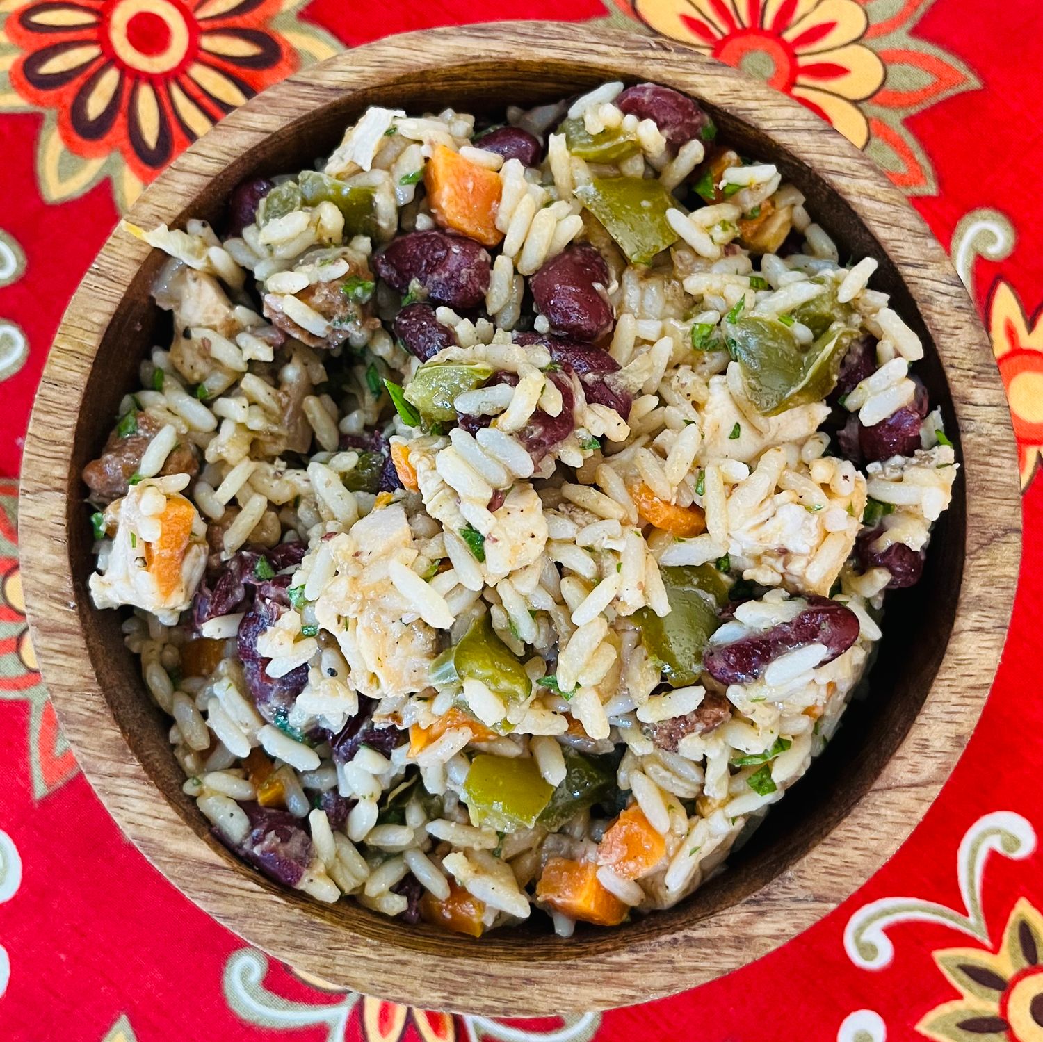 Riz créole au poulet et haricots rouges, Size: 500ml
