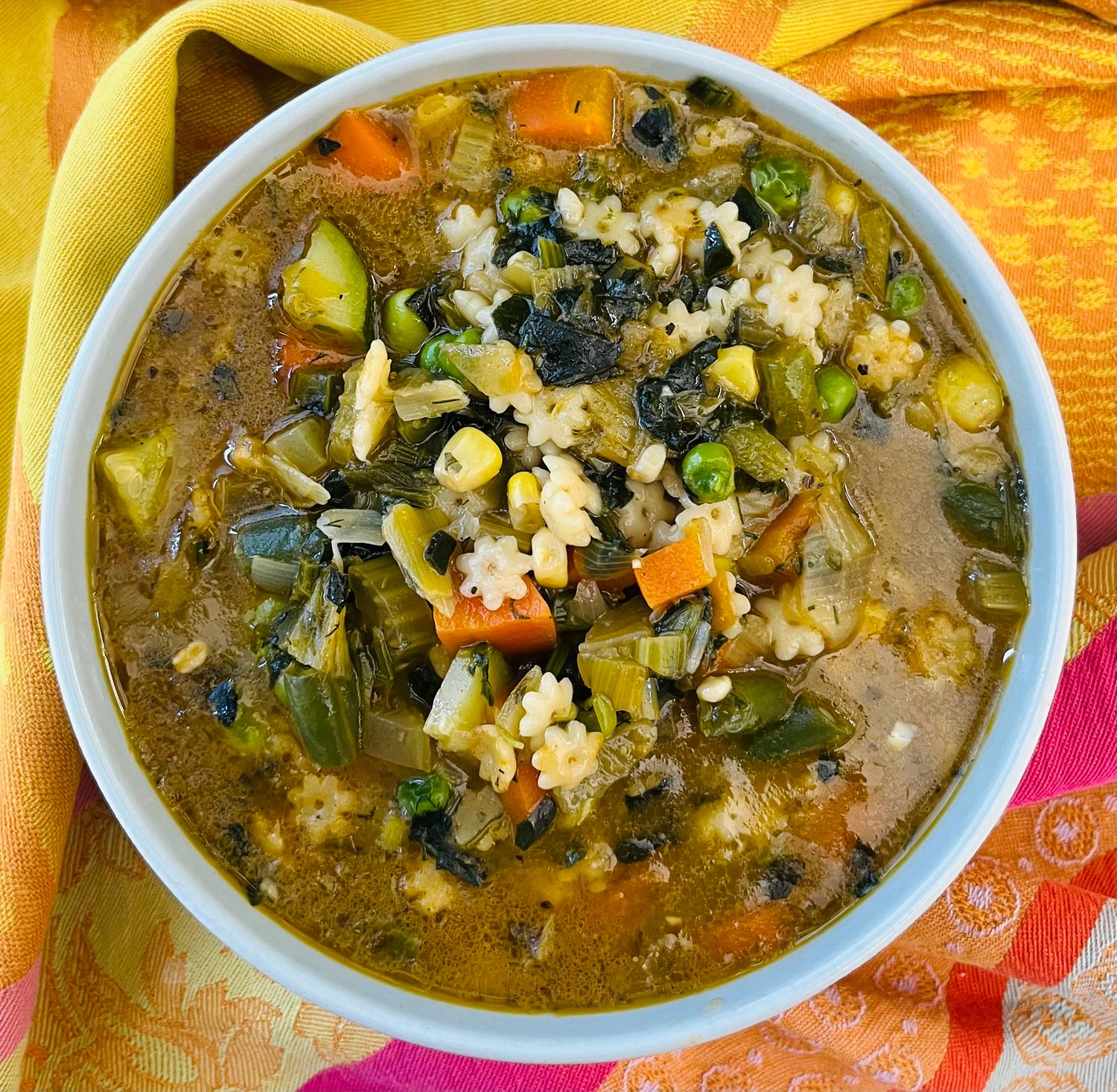 Soupe aux légumes,  pâtes « étoile » et pistou, Size: 500ml