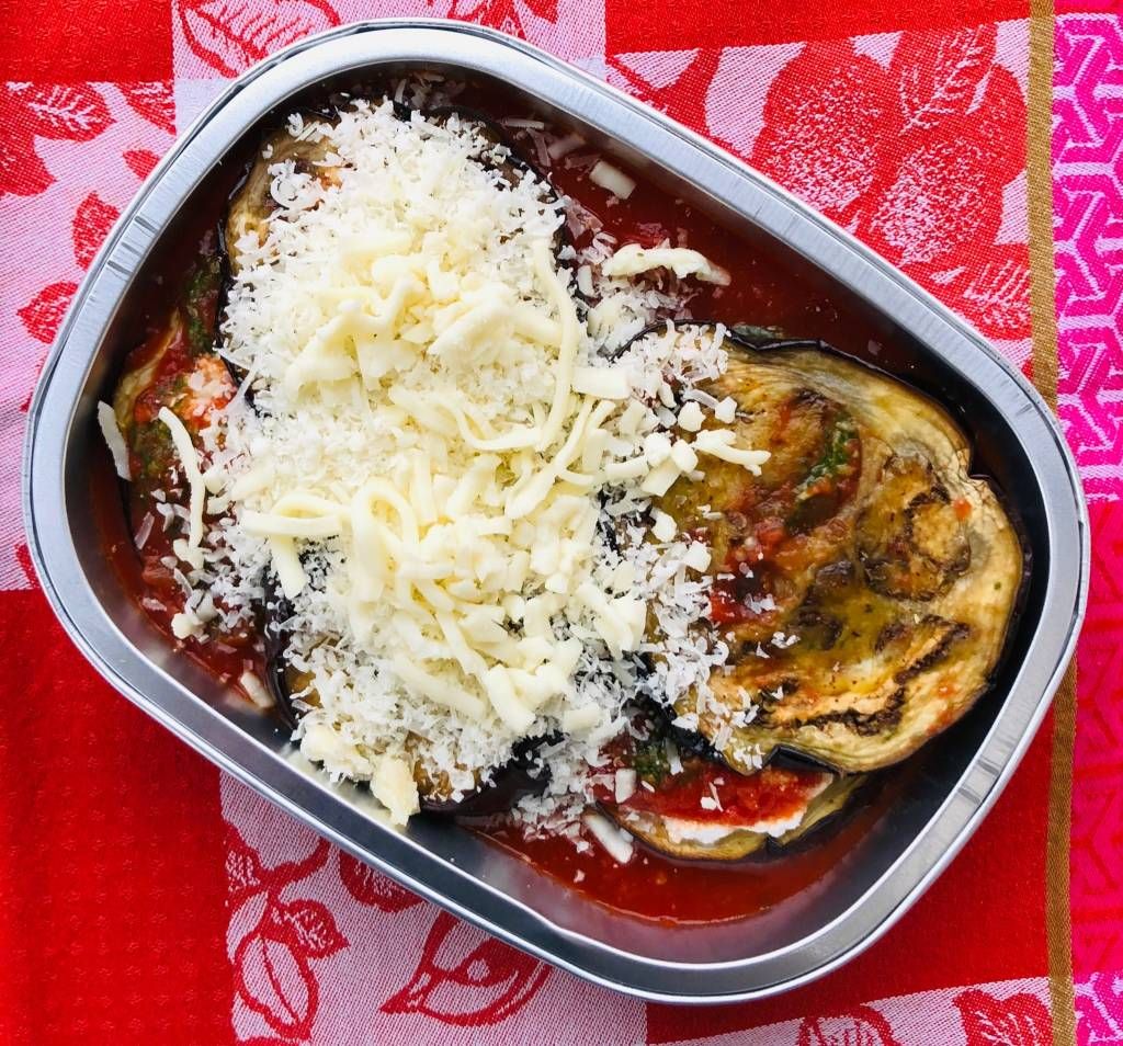 Aubergine Parmigiana