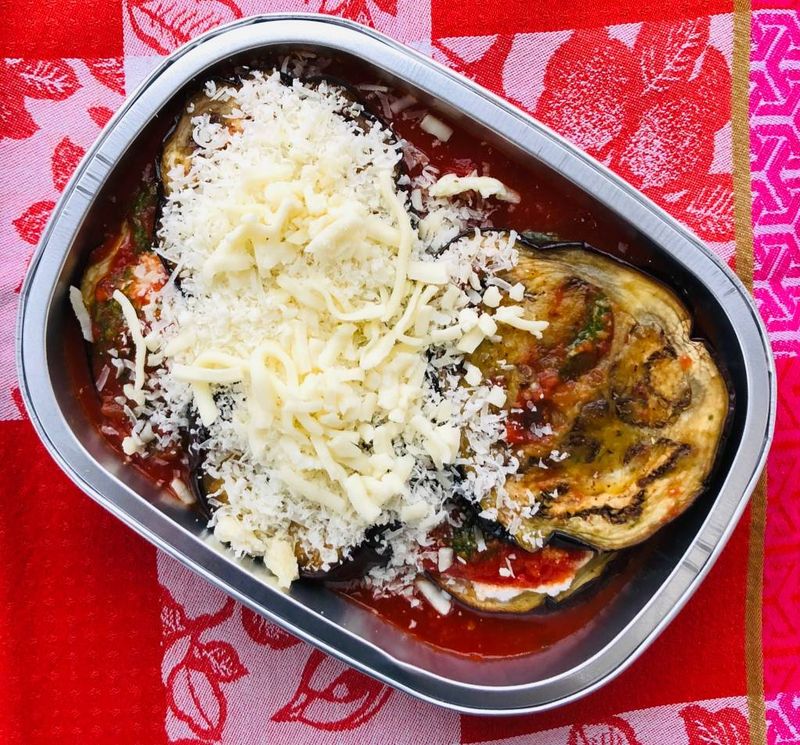 Aubergine Parmigiana