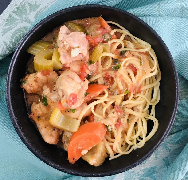 Osso bucco au poulet et gremolata à l'orange