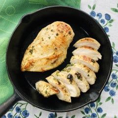 Poitrine de poulet sous-vide chimichuri (cuite)
